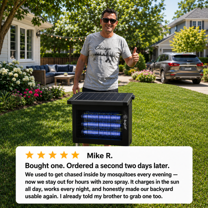 BUGOFF™  Solar Bug Zapper