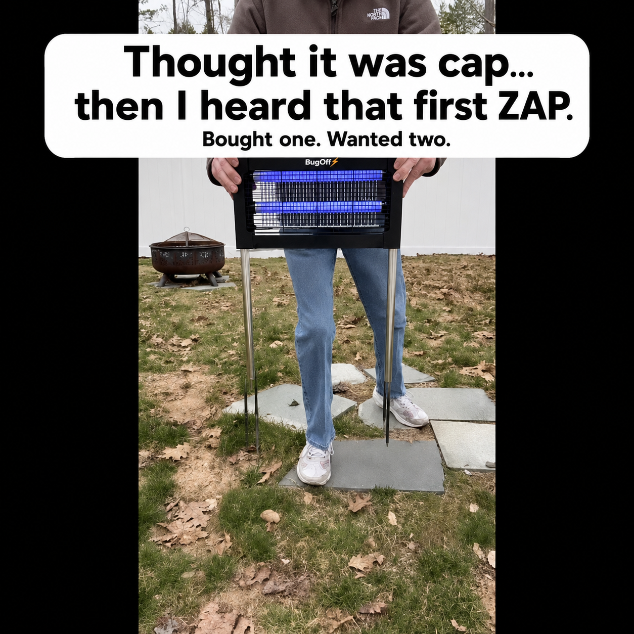 BUGOFF™  Solar Bug Zapper