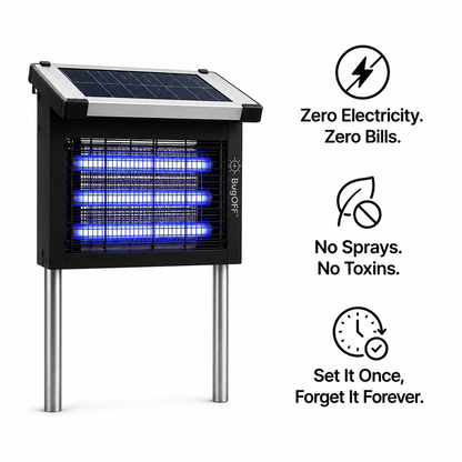 BUGOFF™ Güneş Enerjili Elektrikli Sinek Öldürücü